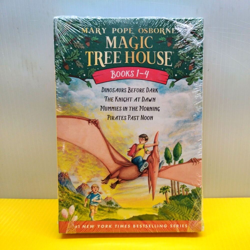 Magic Tree House Books 1-4 Mary Pope Osborne #1 New York Times Best Selling Book